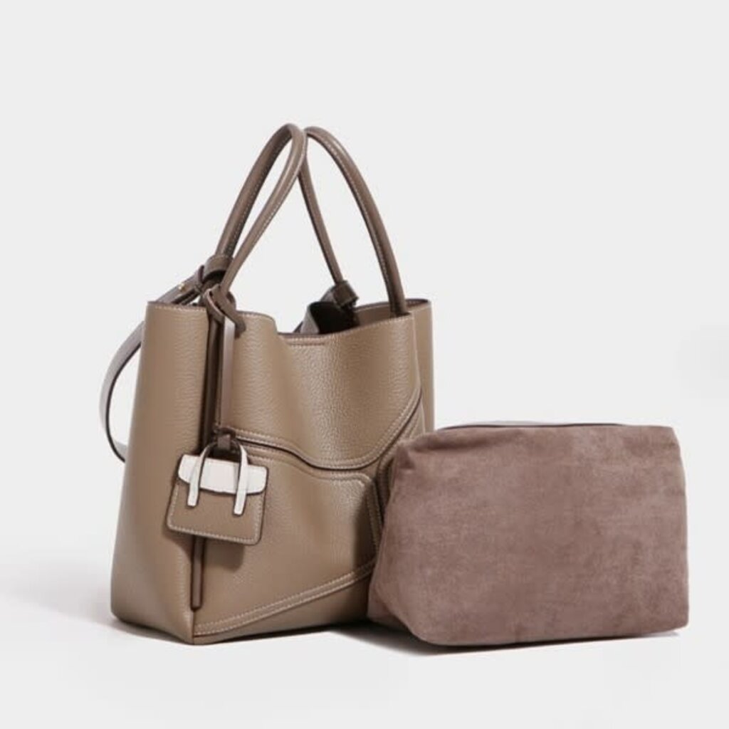 Hatzzi Hatzzi Vegan Leather Bucket Shoulder Bag