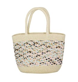 Wona Mixed Color Straw Bag