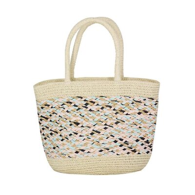 Wona Mixed Color Straw Bag