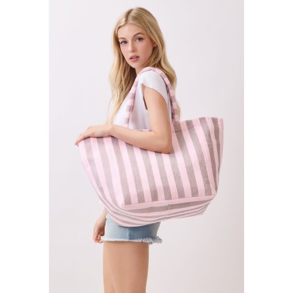 Wona Wona Striped Terry Tote Bag