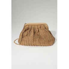 Wona Wona Woven Raffia Clutch/ Crossbody