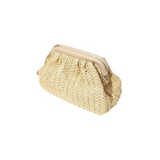 Wona Wona Woven Raffia Clutch/ Crossbody