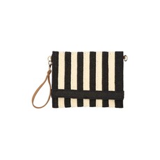 Wona Wona Woven Foldover Wristlet Clutch