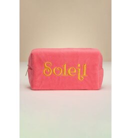 Wona SOLEIL Embroidered Cosmetic Pouch Bag