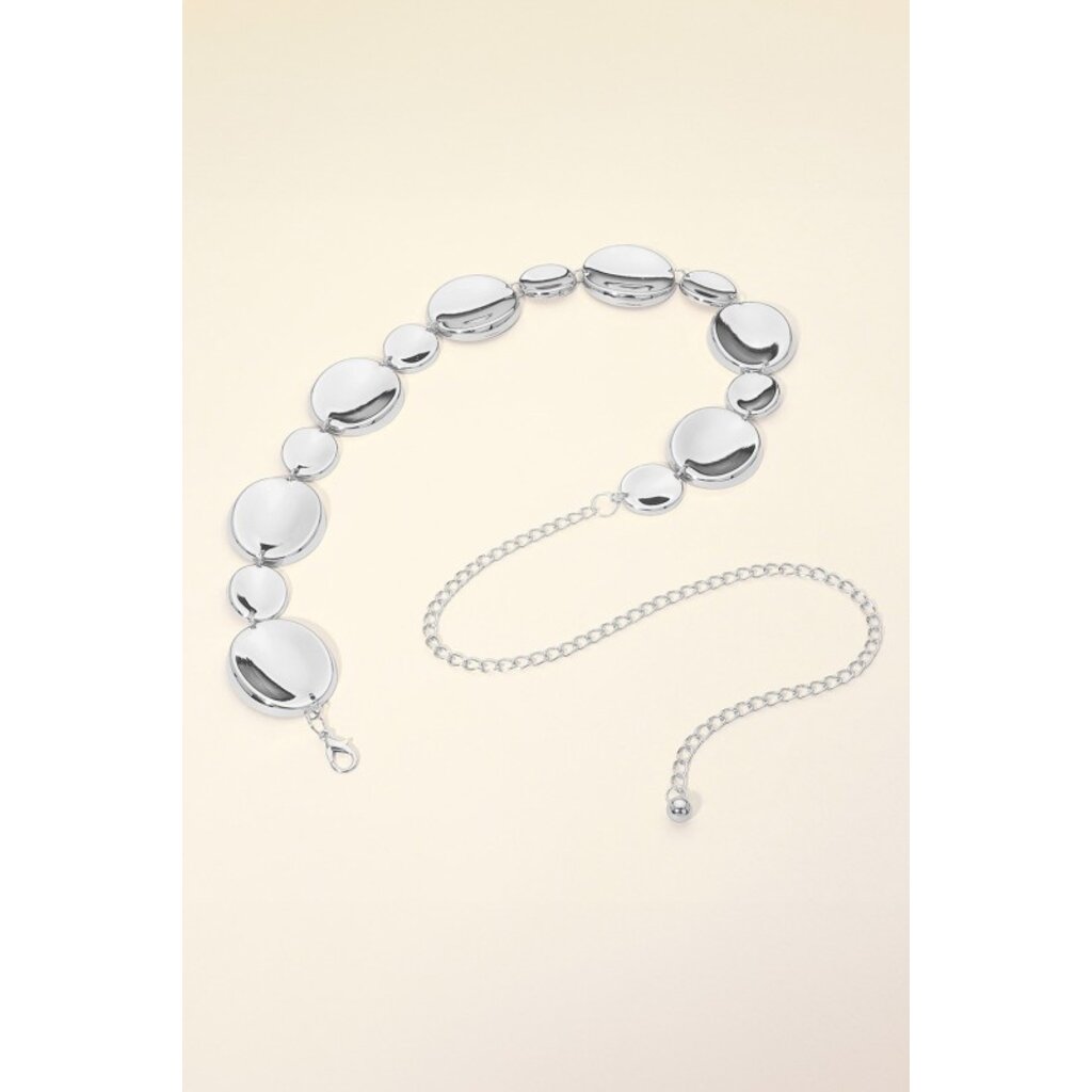 Wona Wona Polished Disc Link Chain Waist Belt