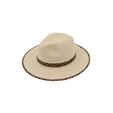 Wona Wona Tow Tone Geometric Brim Sun Hat