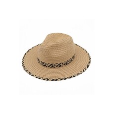 Wona Wona Tow Tone Geometric Brim Sun Hat