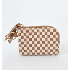 Pretty Simple Pretty Simple Woven Checkered Paris Card Wallet