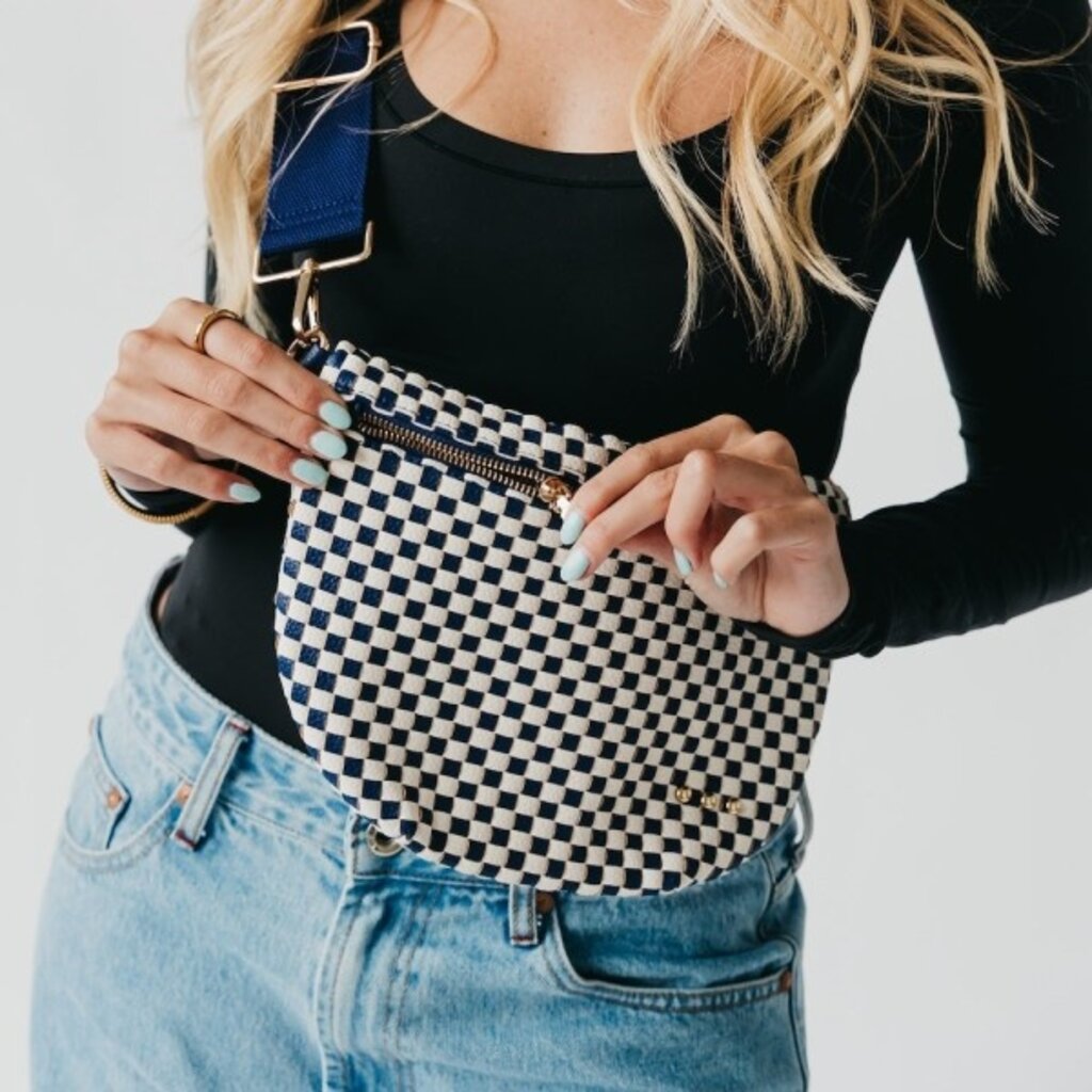 Pretty Simple Pretty Simple Checkered Woven Westlyn Bag