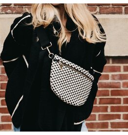 Pretty Simple Checkered Woven Westlyn Bag