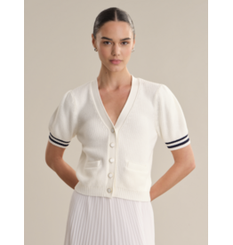 525 America Avalon Puff Sleeve Cardigan