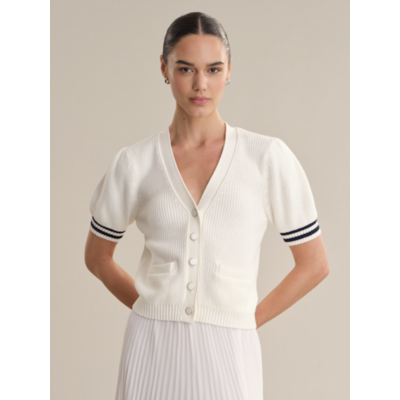 525 America Avalon Puff Sleeve Cardigan