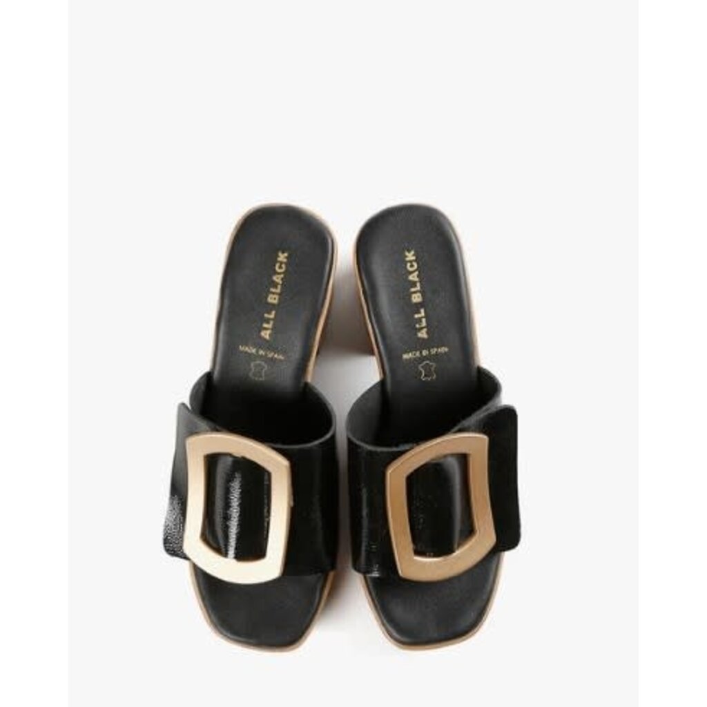 All Black All Black Hi Elegante Hi Heeled Sandal