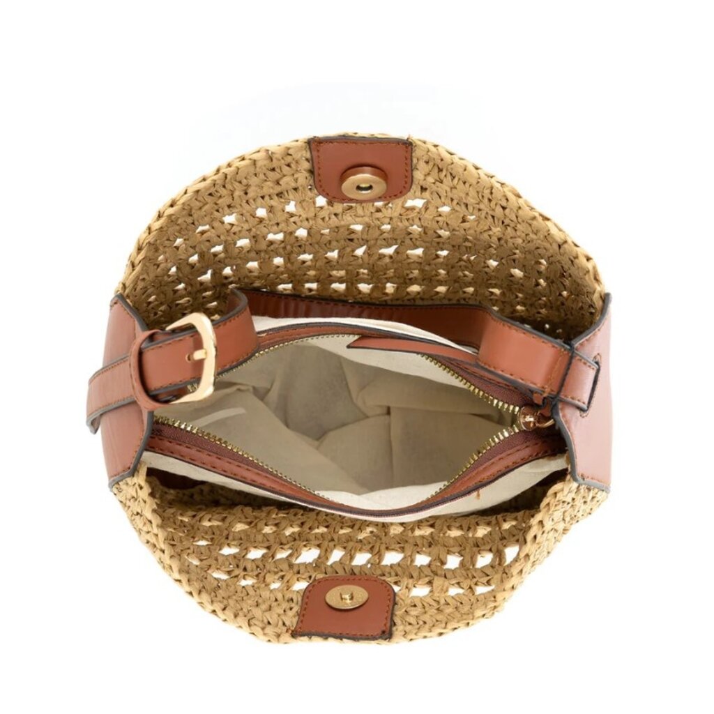 BC Bags BC Bags Woven Straw Tote Bag