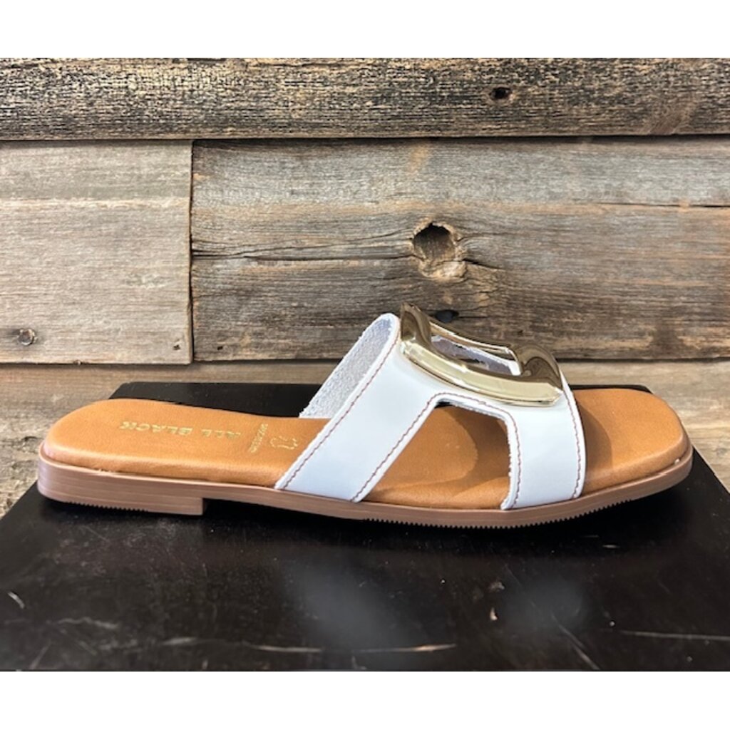 All Black All Black Square Cut Slide