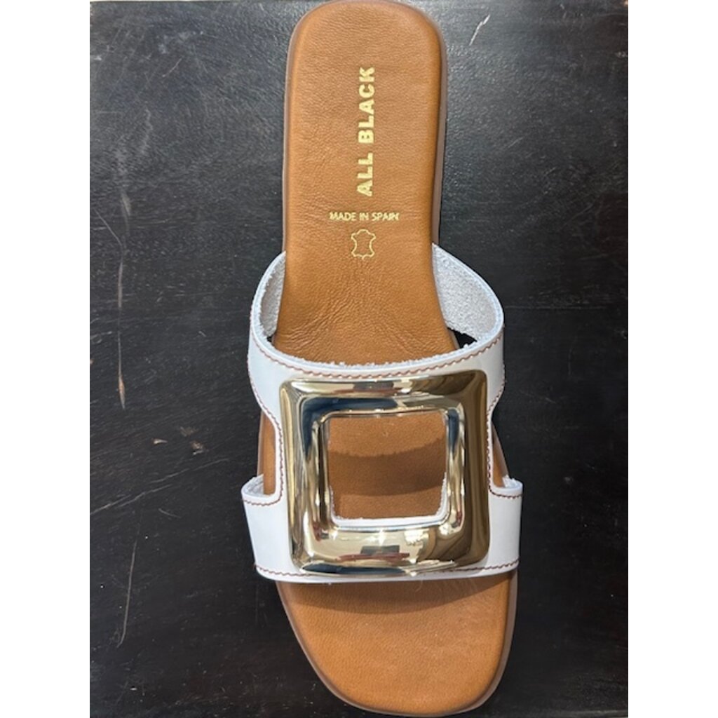 All Black All Black Square Cut Slide