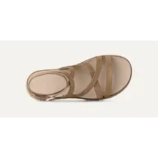 Ugg Ugg Goldengaze Embossed Ankle Wrap Sandal