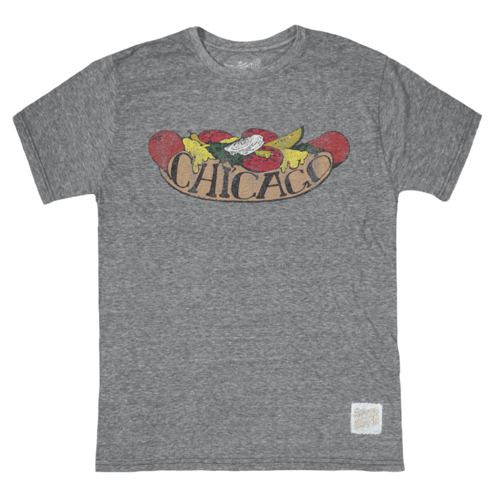 Retro Brand Retro Brand Chicago Hot Dog T Shirt