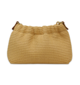 German Fuentes Raffia Chain Handle Handbag