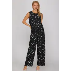 She + Sky She + Sky Woven Polka Dot Print Pants