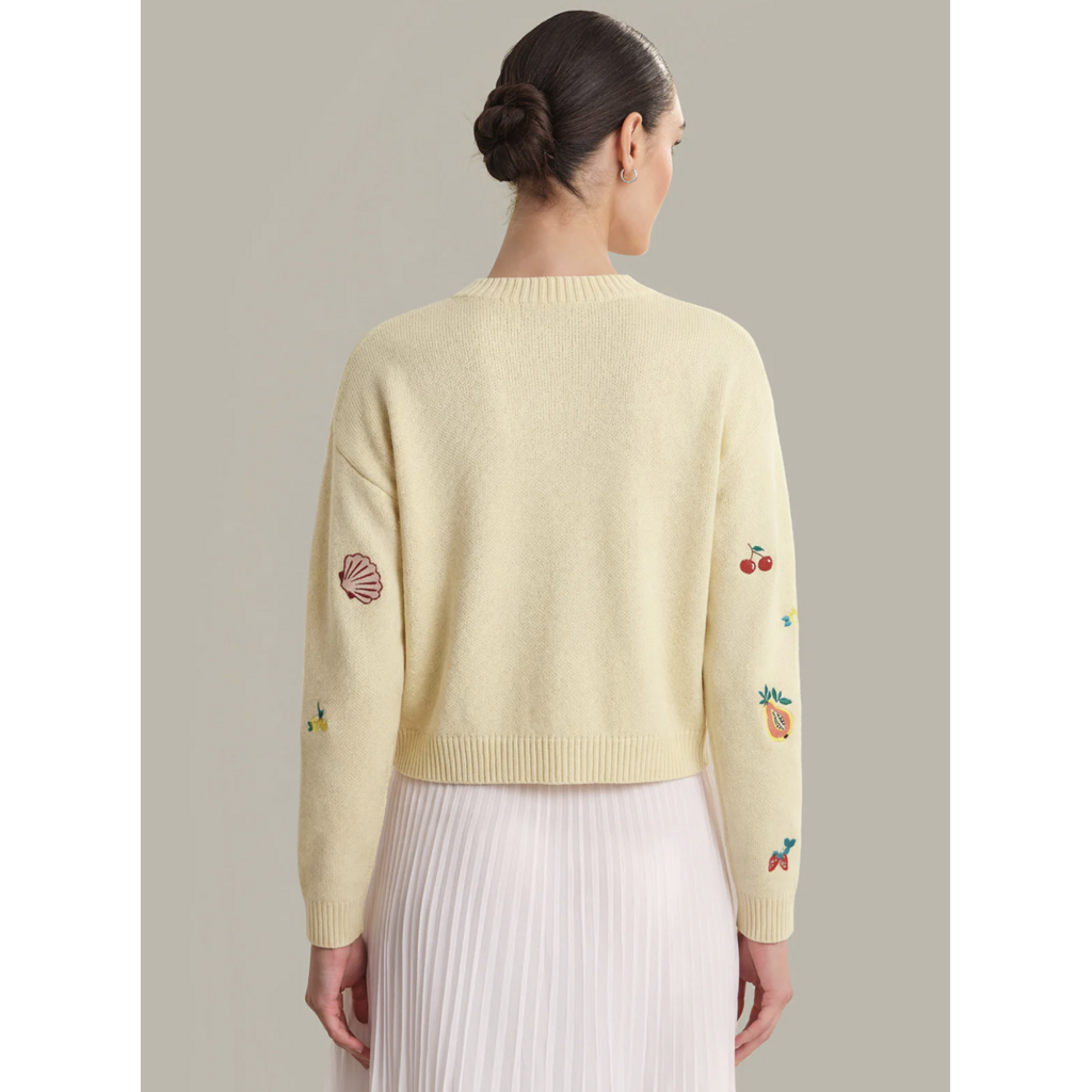 525 America 525 Fruit Embroidered Cardigan