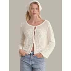 525 America 525 Mesh Stitch Sweater Jacket