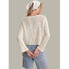 525 America 525 Mesh Stitch Sweater Jacket