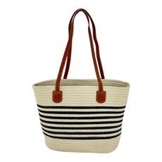 Tapa Tapa Rattan Beach Shoulder Bag