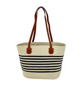 Tapa Rattan Beach Shoulder Bag