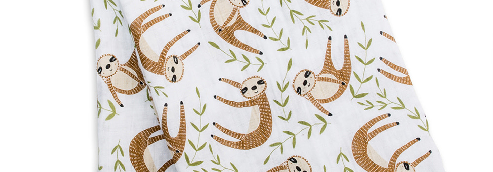 Mousseline en coton moderne - Paresseux