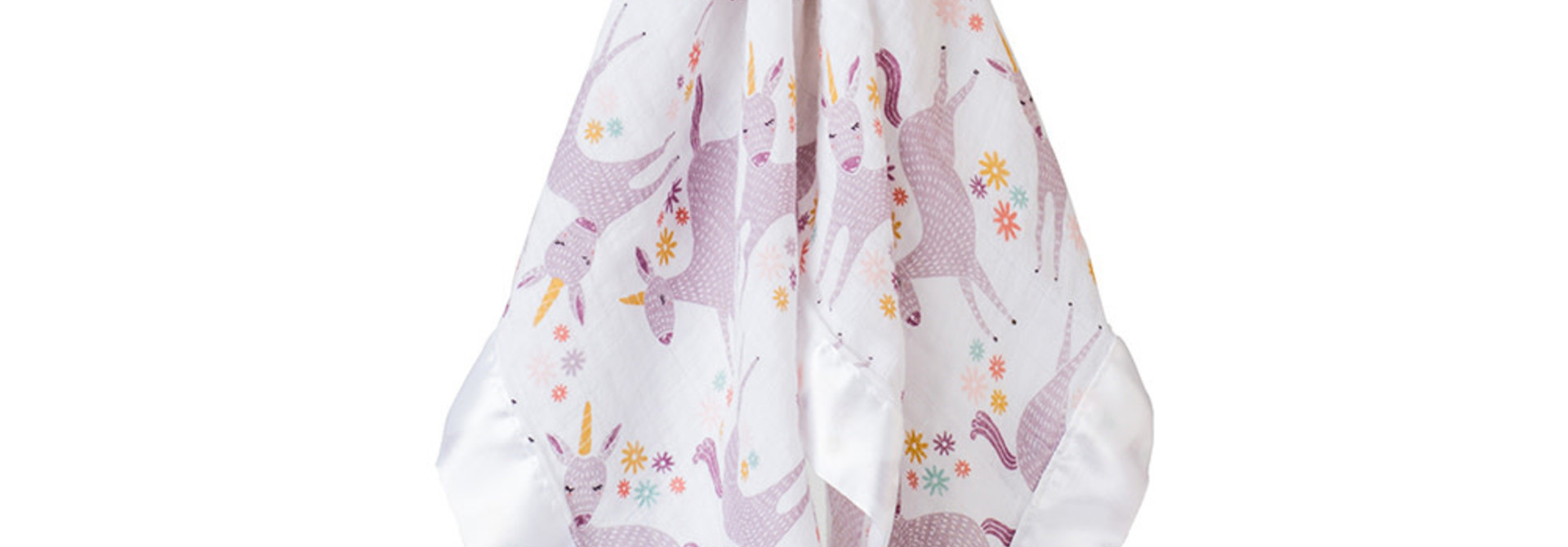 Mini Mousselines en coton(2) - Licornes