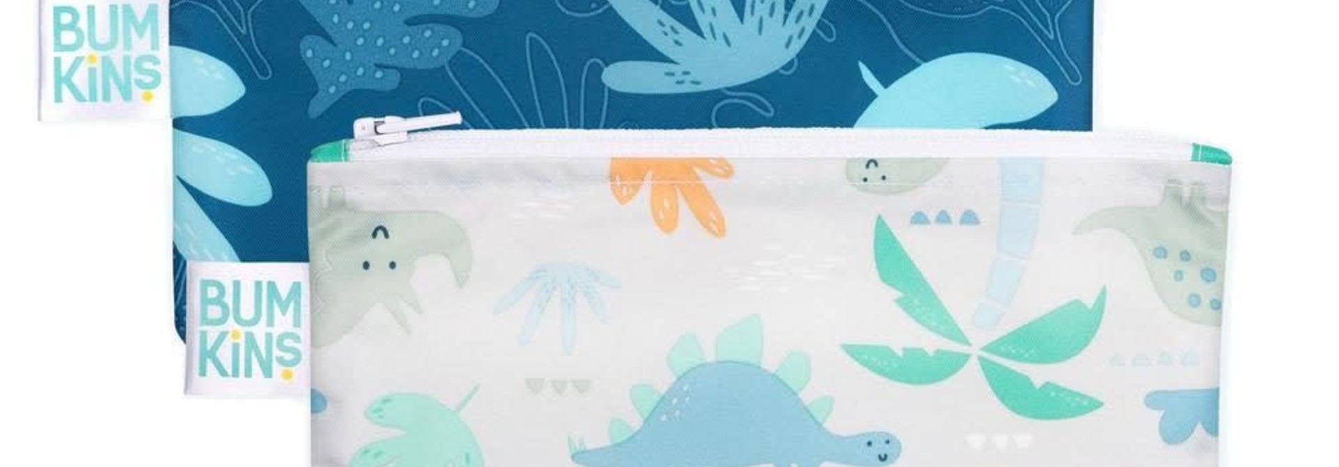Paquet de 2 sacs à collation réutilisables Tropical