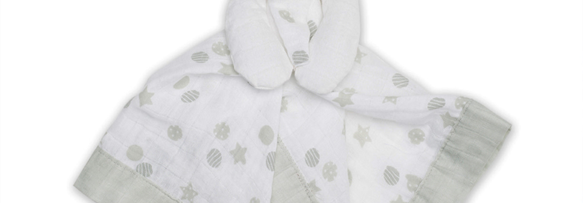 Mousseline Lovie en coton - Eléphant
