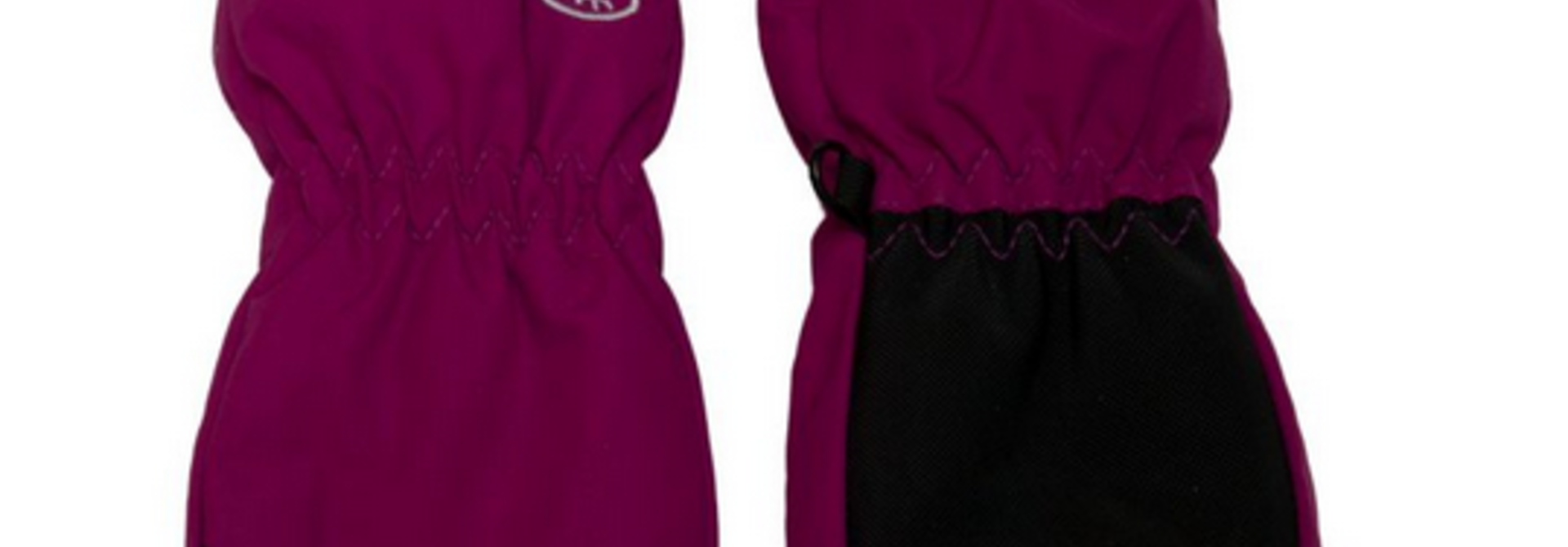Mitaines avec cordon Fushia - bébés