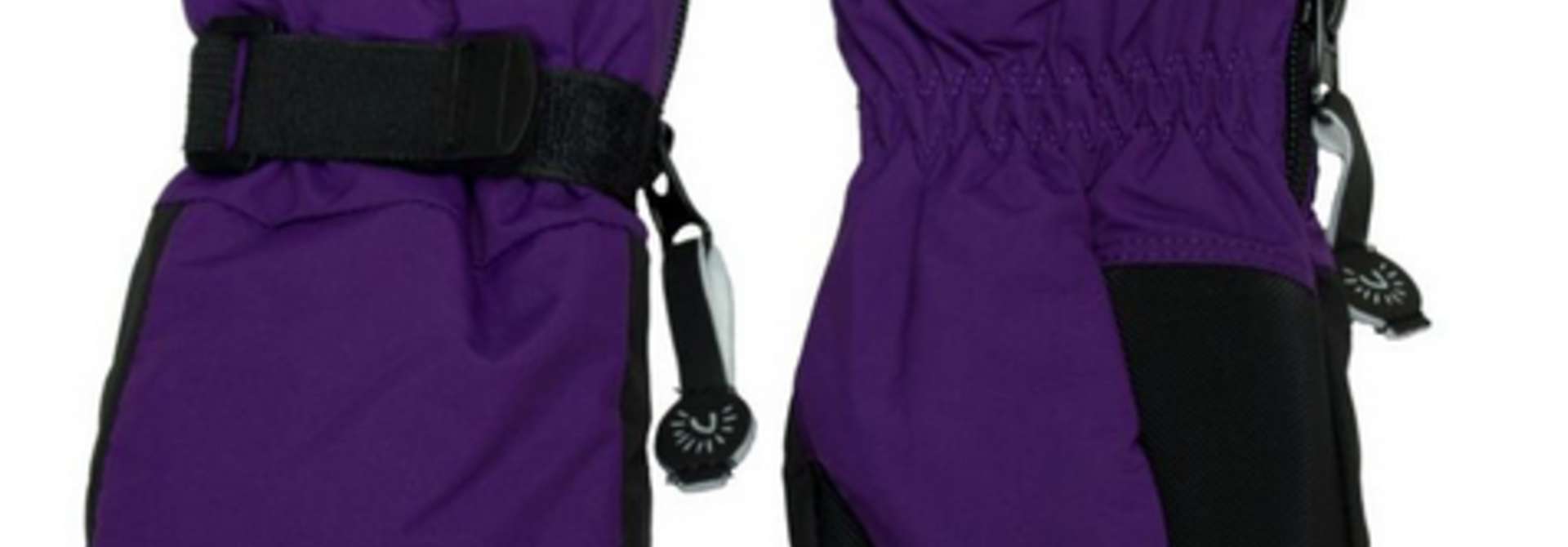 Mitaines avec clip Mauve - bébés