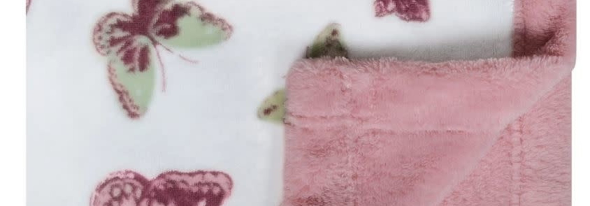 Couverture Peluche - Papillons