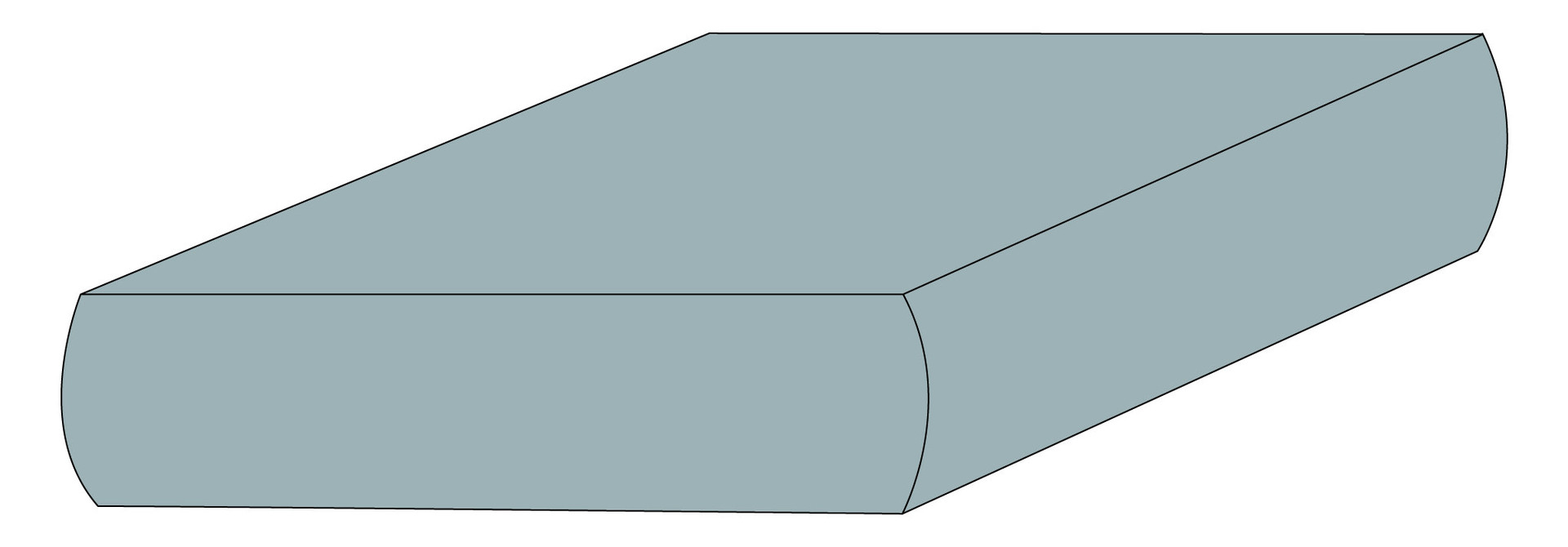 Drap contour coton - Glacier