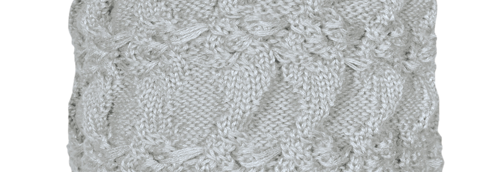 Bonnet en tricot - Gris pâle