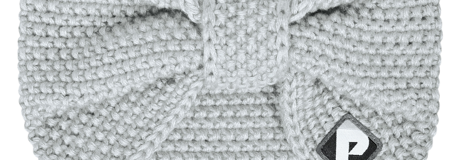 Bandeau en tricot - Gris pâle