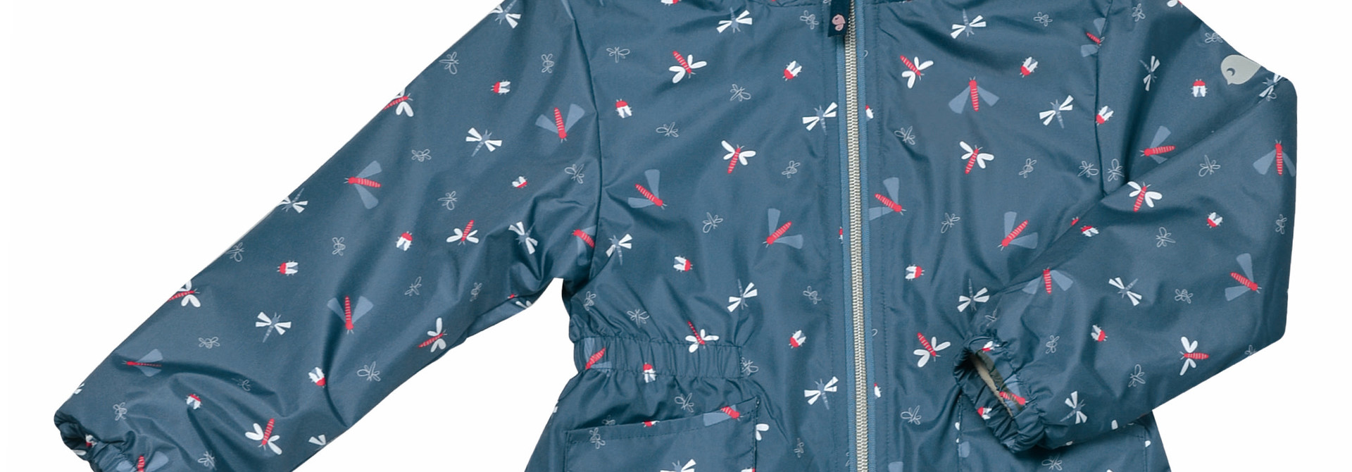 Manteau mi-saison - Libellules Bleu