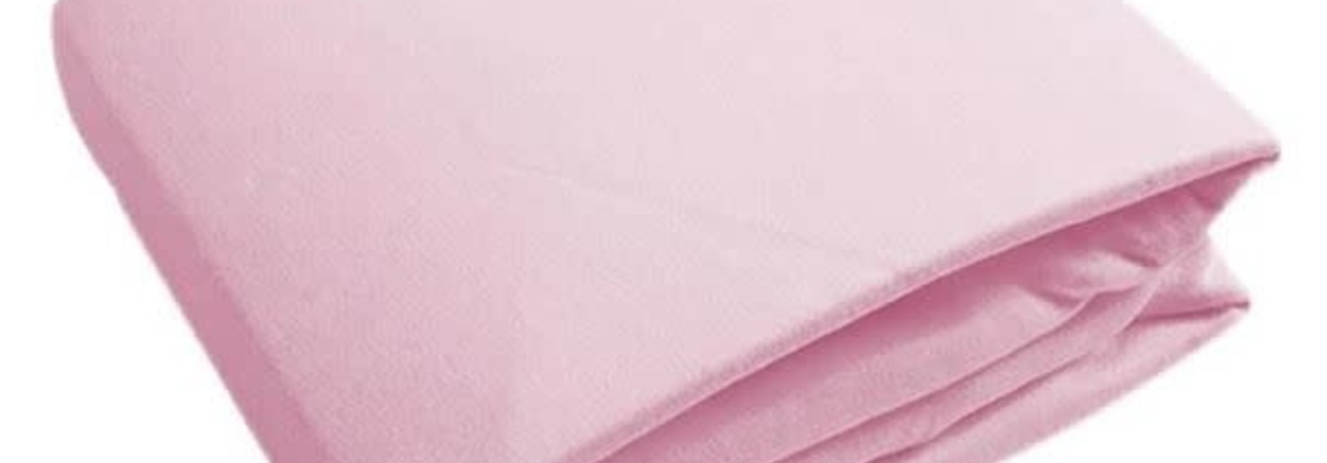 Drap pour Parc en flanelle - Rose
