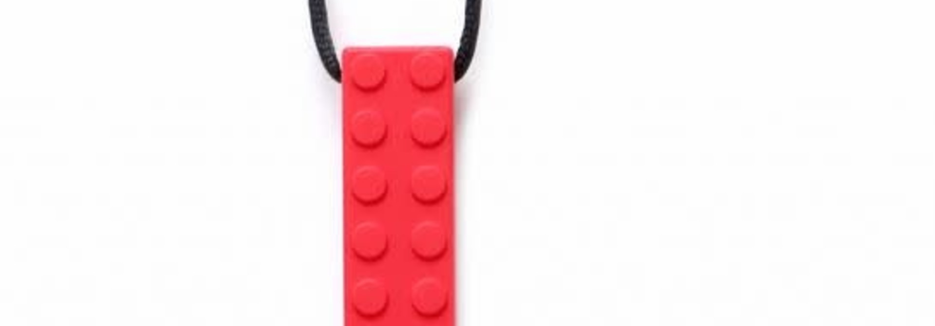Pendentif à machouiller - Bloc rouge