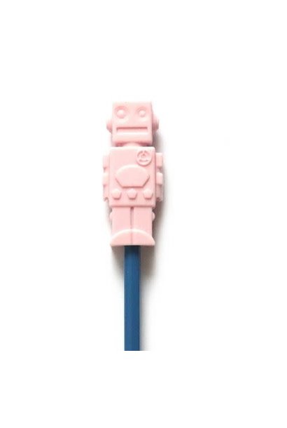 Croque crayon - Robot Rose