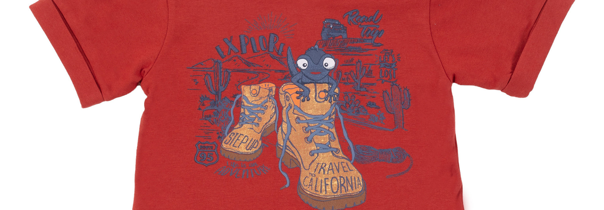 T-Shirt avec imprimé Sur le pouce!