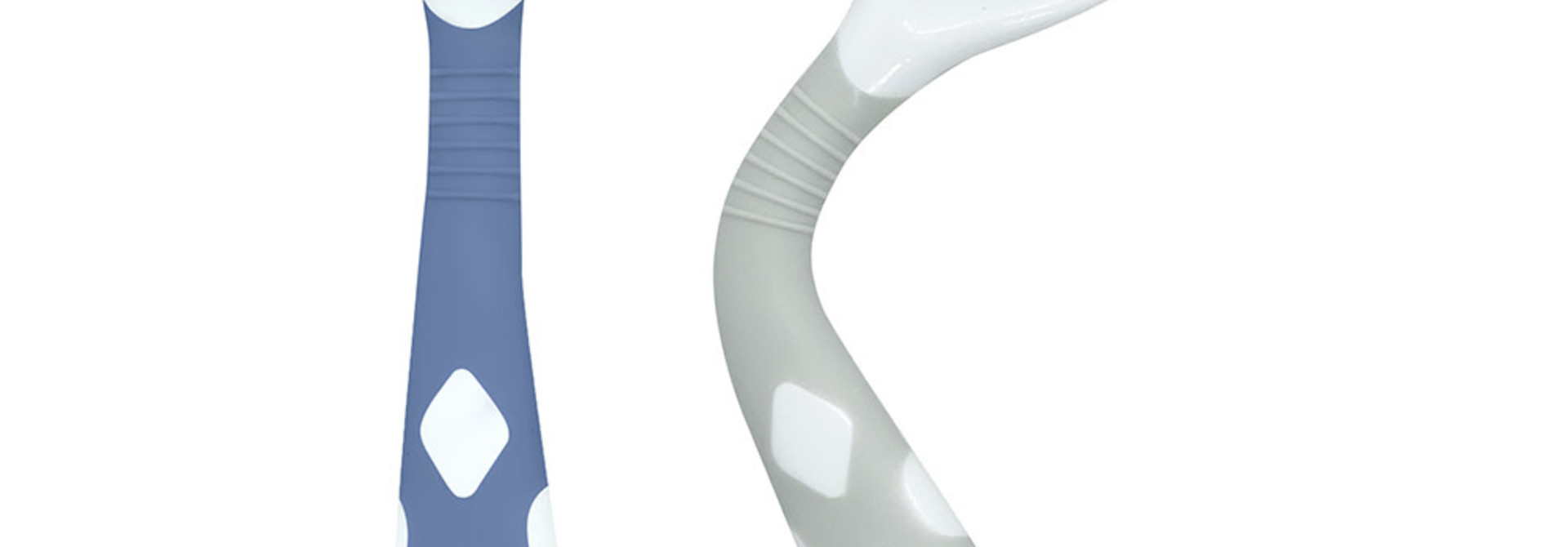 Cuillères flexible en silicone - Bleu