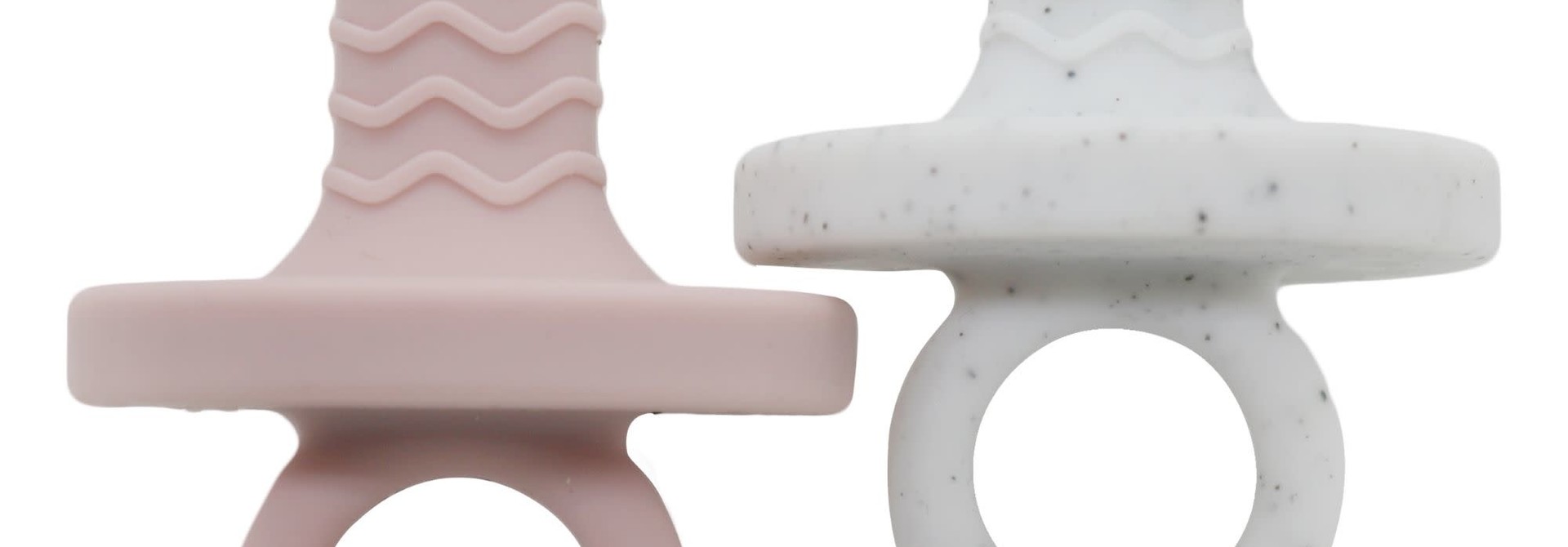 Jouet de dentition - Suce Rose Gris