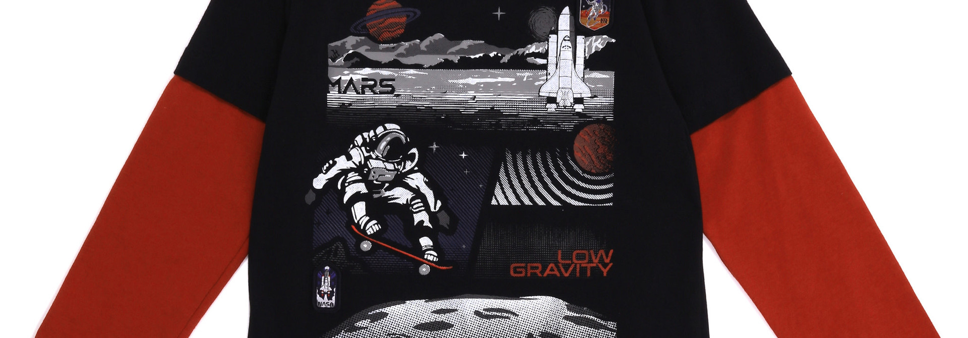 Chandail Manches longues - Mission sur Mars