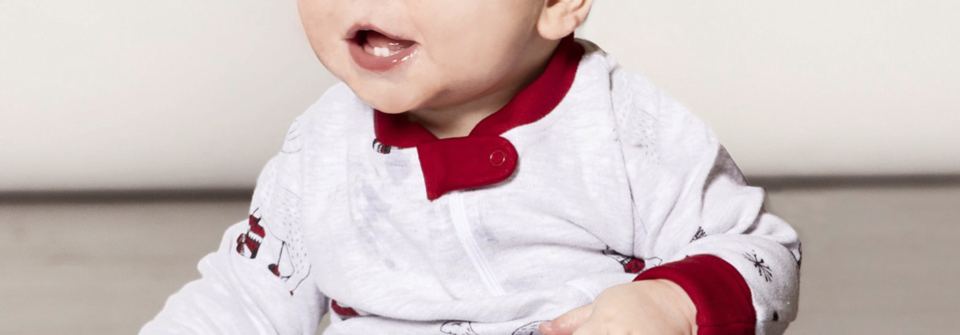 Pyjama Noël Polaire Bébé Rouge