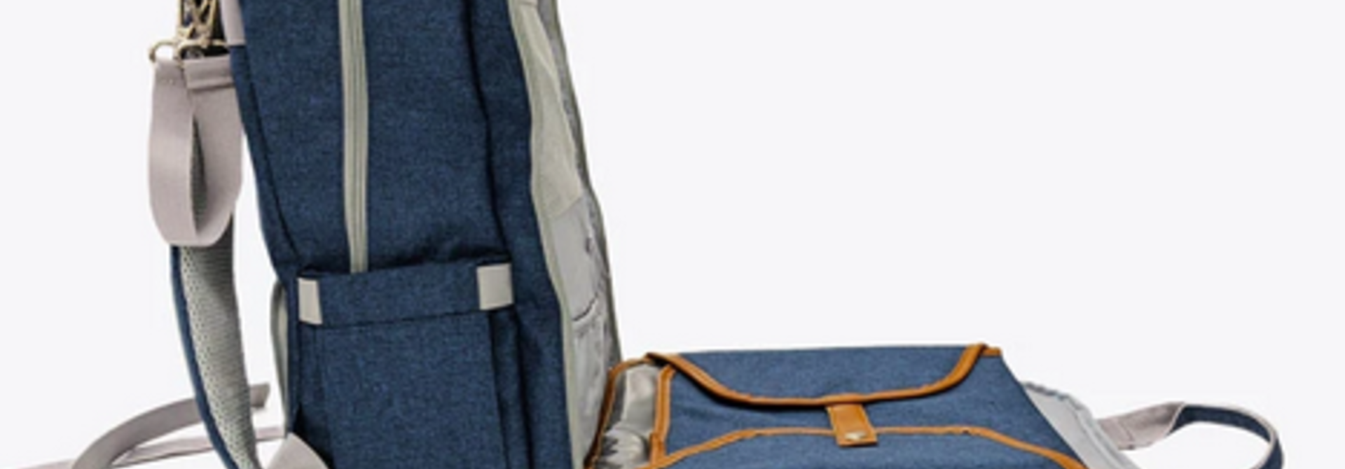 Sac à dos SIGNATURE pour couches - Indigo