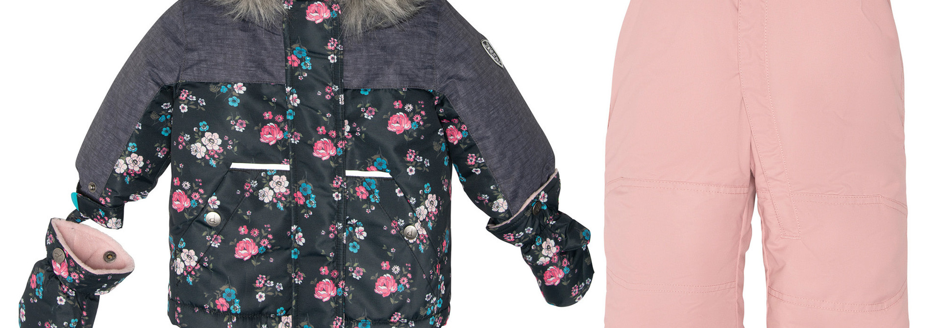Habit de Neige Fleurs Roses